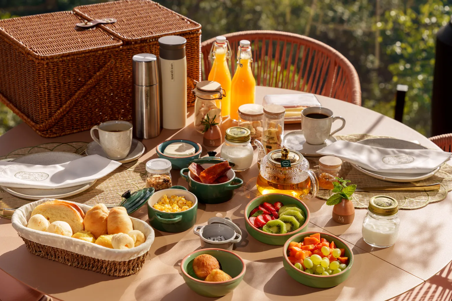 Café da manhã autoral no Majulê